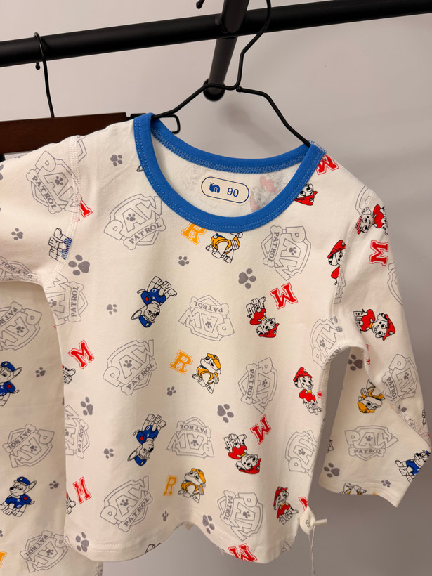 ست بلوز و شلوار راحتی بچهگانه طرح سگهای نگهبان (Paw Patrol) – تمامپنبه و لطیف